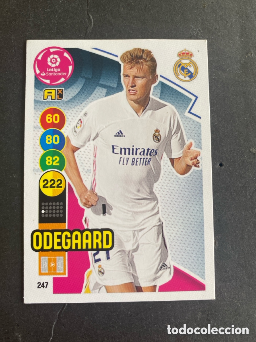 Cromos de f&uacute;tbol: Cromo Adrenalyn liga 20/21 R Madrid N* 247