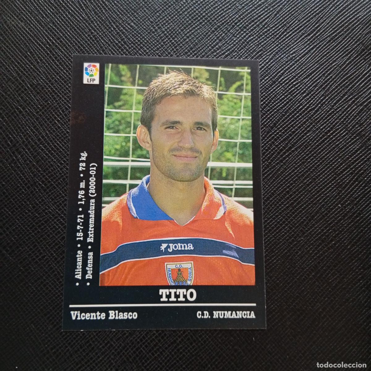 Football Stickers: 275A 275 TITO NUMANCIA PANINI 00 01 CROMO FUTBOL LIGA 2000 2001 - SIN PEGAR - A31 PG91