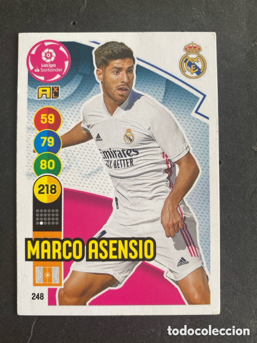 Football Stickers: Cromo Adrenalyn liga 20/21 R Madrid N* 248