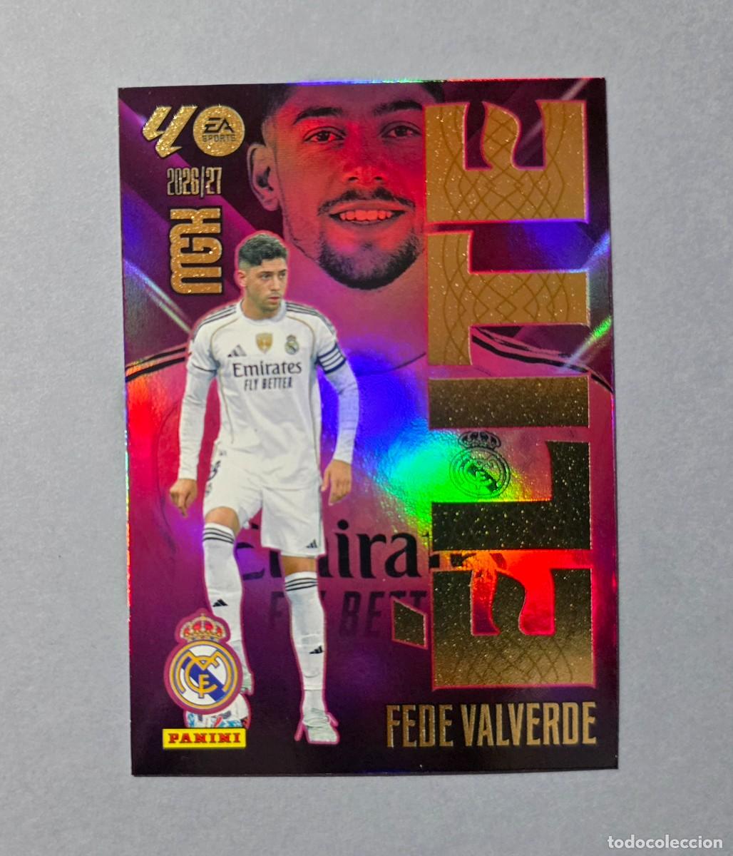 Cromos de Futebol: 5 FEDE VALVERDE (&Eacute;LITE) - REAL MADRID - MEGACRACKS 2026-27 - MGK 26/27 (NUEVO)