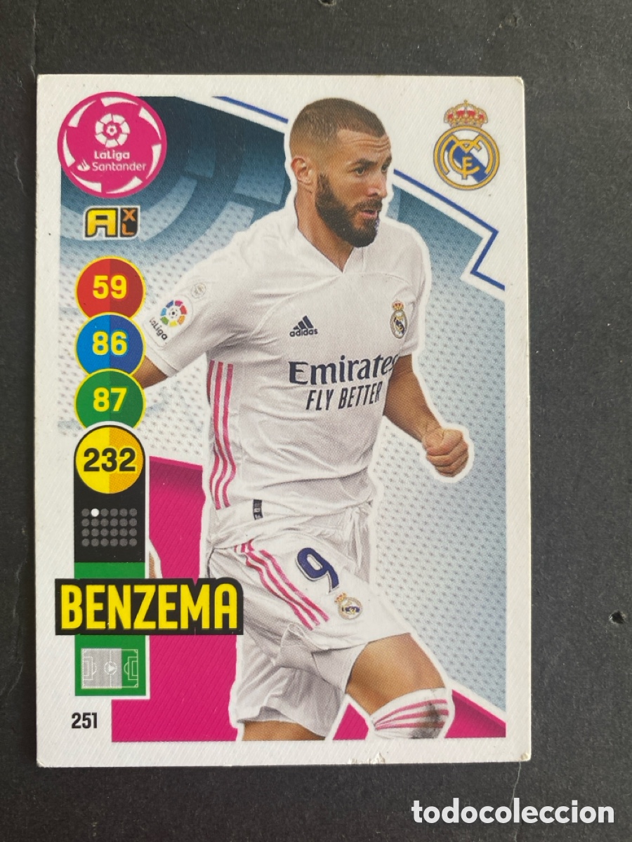 Cromos de Futebol: Cromo Adrenalyn liga 20/21 R Madrid N* 251