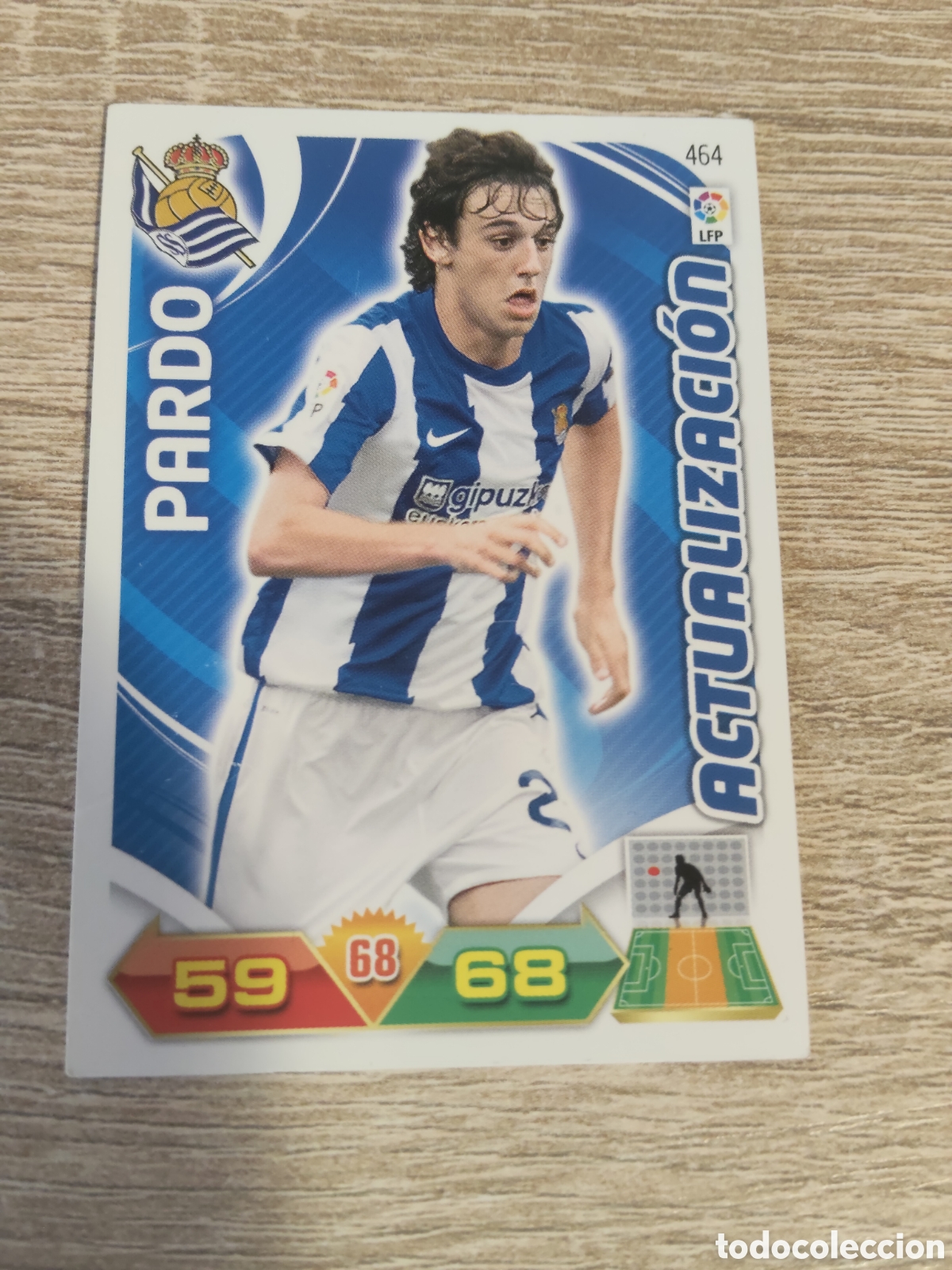 Cromos de Futebol: Panini Adrenalyn 2011 2012 11 12 464 Pardo actualizaci&oacute;n Real Sociedad