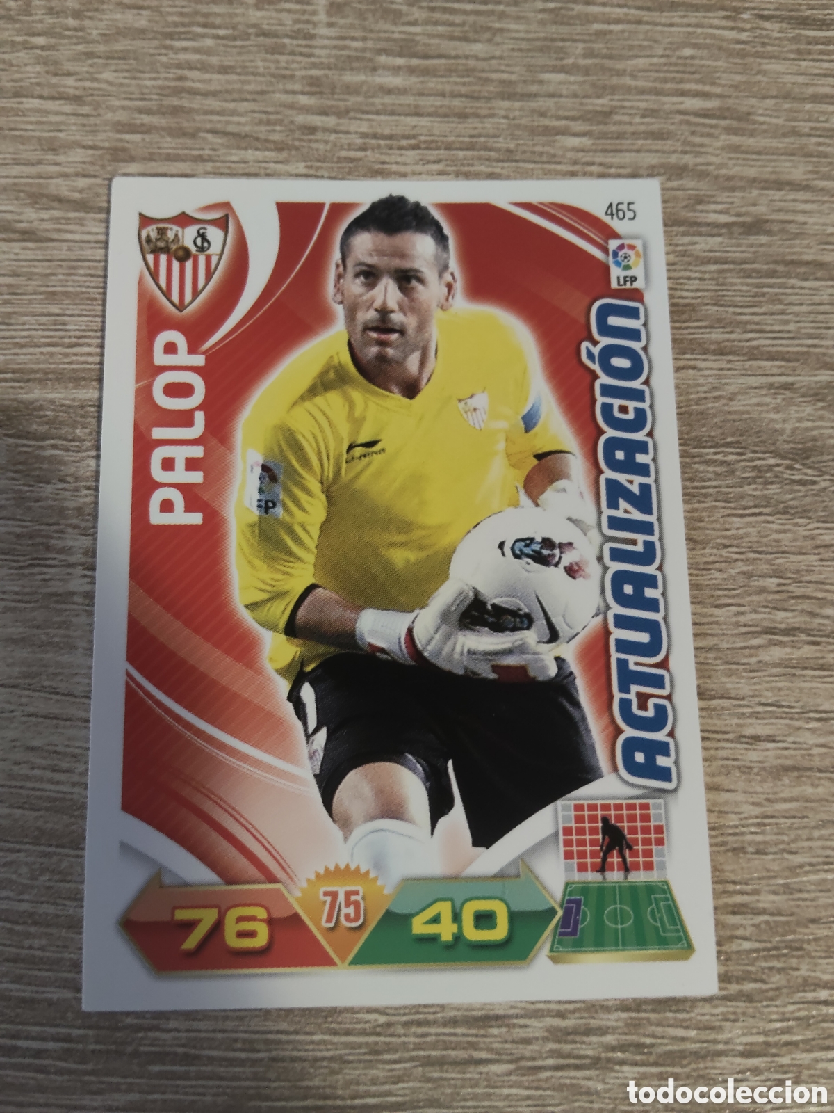 Cromos de Futebol: Panini Adrenalyn 2011 2012 11 12 465 Palop actualizaci&oacute;n Sevilla