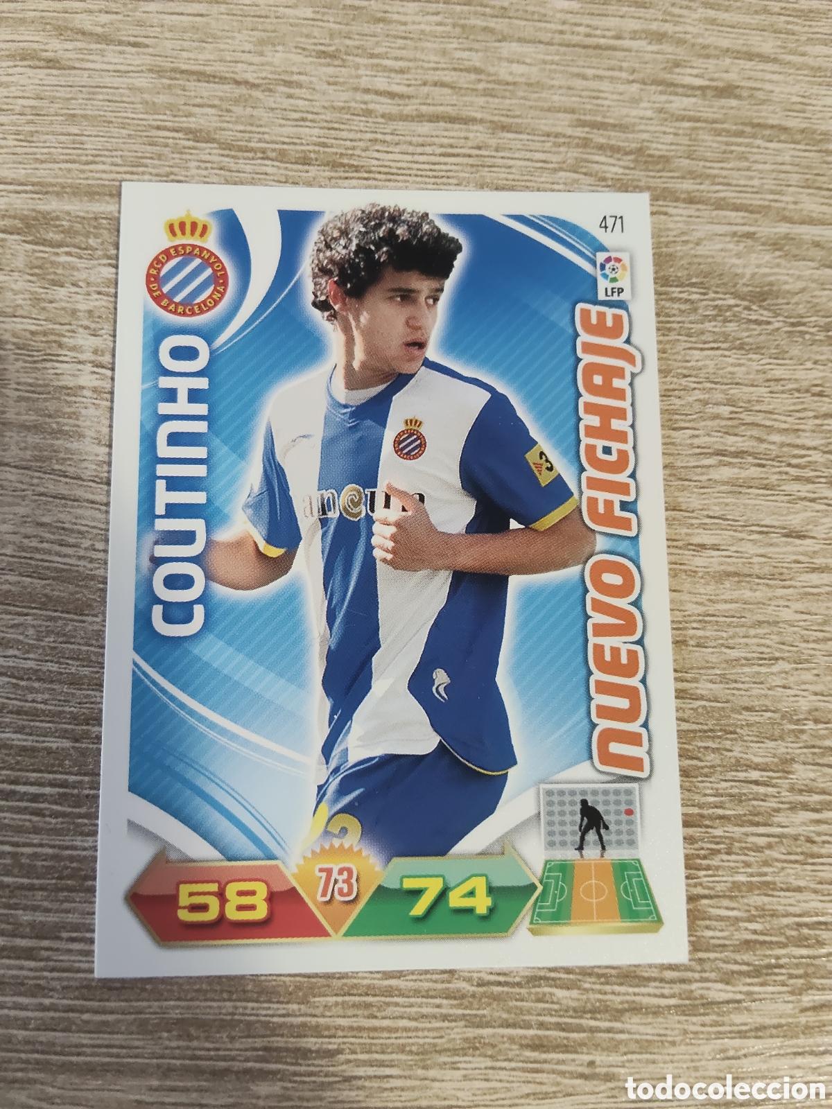 Cromos de Futebol: Panini Adrenalyn 2011 2012 11 12 471 Coutinho fichaje Espanyol
