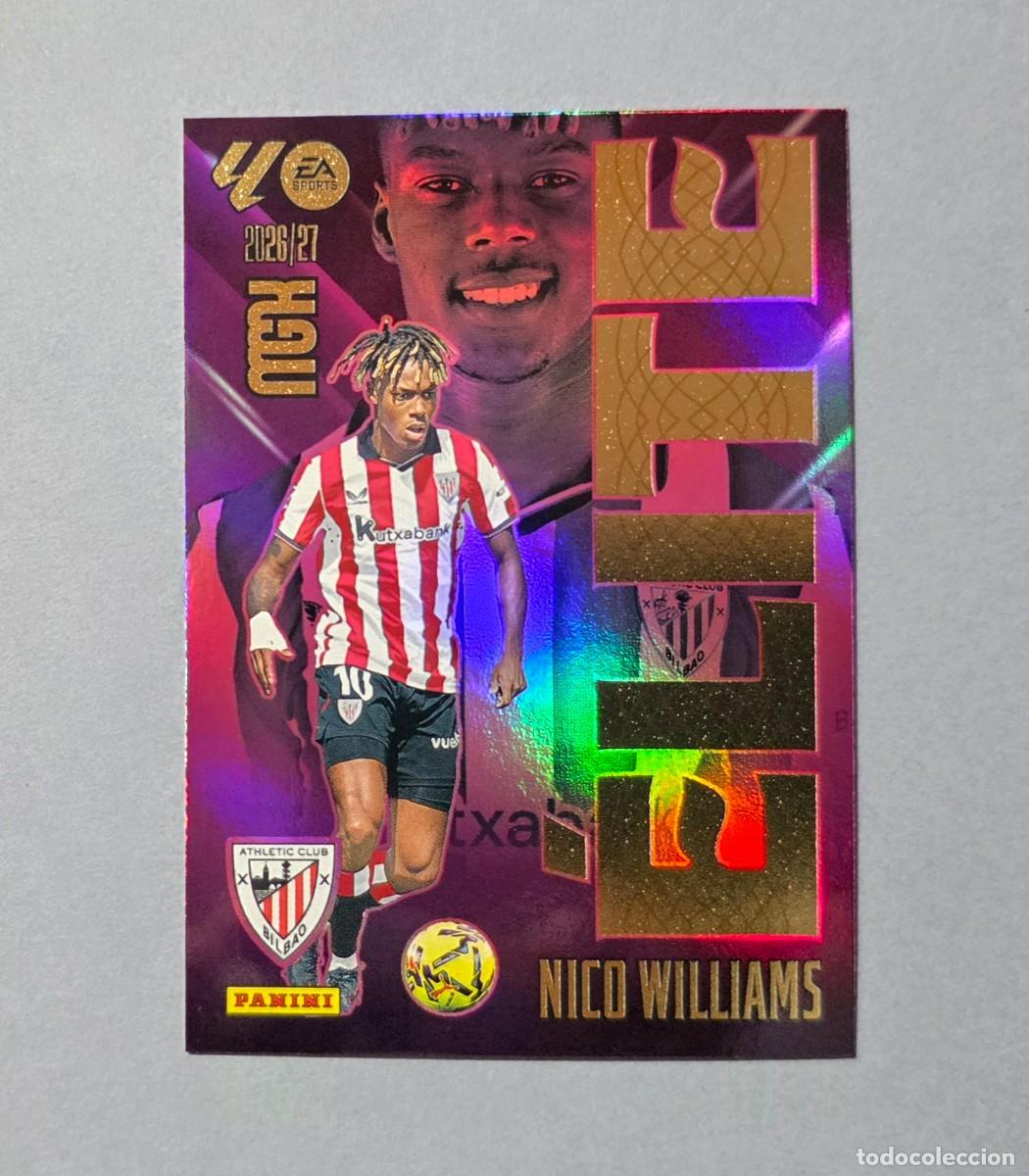 Cromos de Futebol: 12 NICO WILLIAMS (&Eacute;LITE) - ATHLETIC BILBAO - MEGACRACKS 2026-27 - MGK 26/27 (NUEVO)