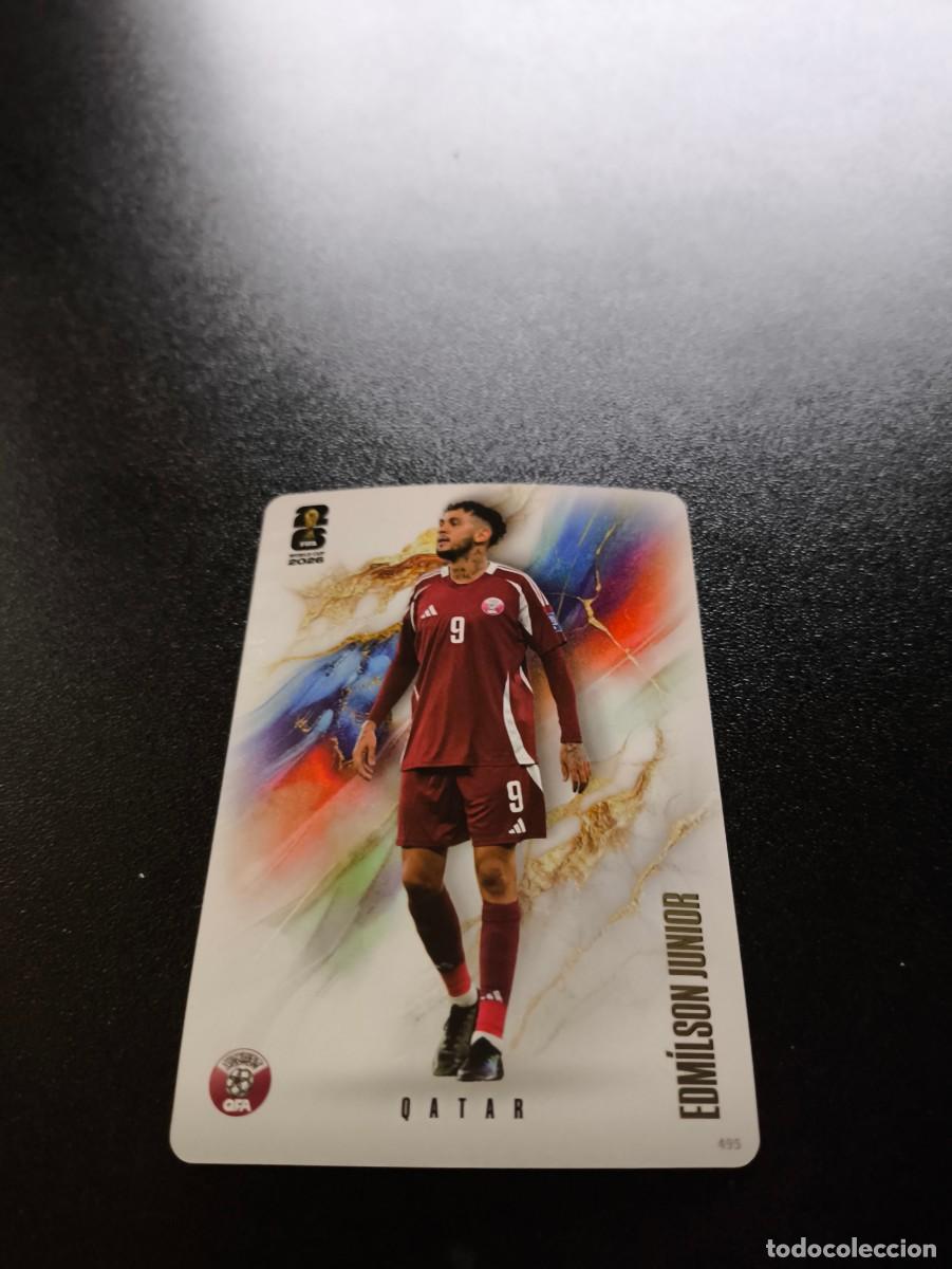 Cromos de Futebol: 495 Edm&iacute;lson Junior QATAR COALITION PANINI KAYOU FIFA WORLD CUP MUNDIAL 2026 N LIGA ESTE MGK