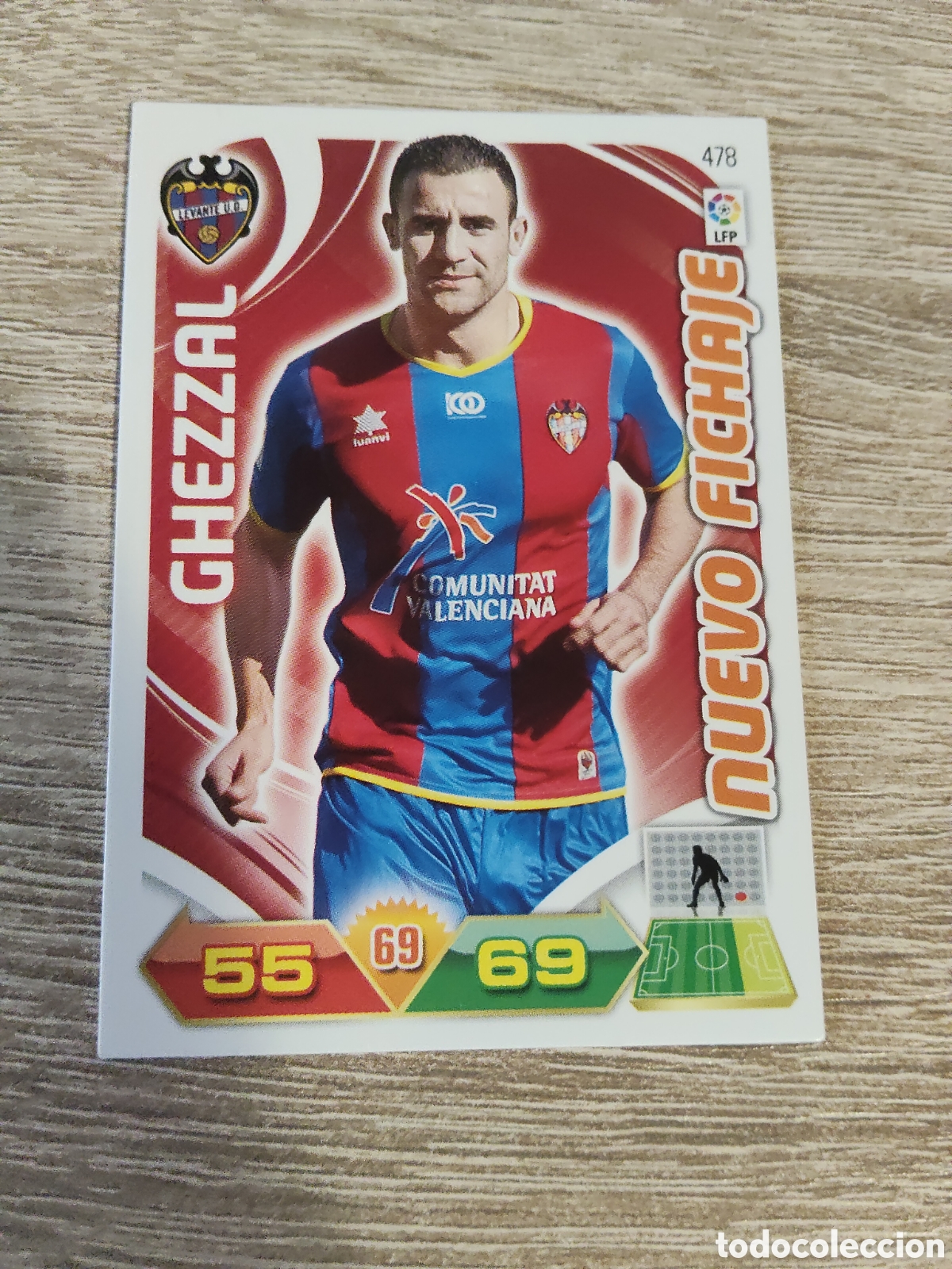 Cromos de Futebol: Panini Adrenalyn 2011 2012 11 12 478 Ghezzal fichaje Levante