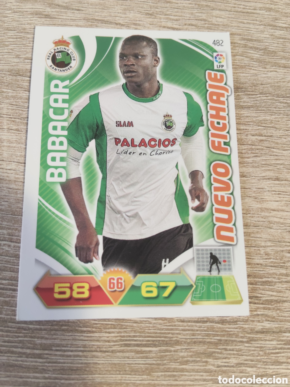 Cromos de Futebol: Panini Adrenalyn 2011 2012 11 12 482 Babacar fichaje Racing de Santander