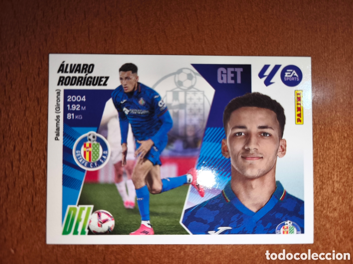 Cromos de f&uacute;tbol: &Aacute;lvaro Rodr&iacute;guez n&deg;20 liga este 25/26 Getafe