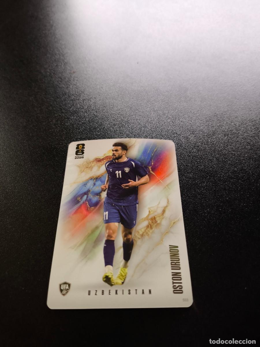Cromos de f&uacute;tbol: 503 Oston Urunov Uzbekistan COALITION PANINI KAYOU FIFA WORLD CUP MUNDIAL 2026 N LIGA ESTE MGK