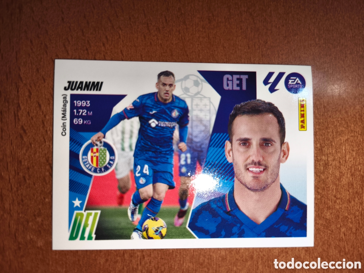 Cromos de f&uacute;tbol: Juanmi n&deg;18 liga este 25/26 Getafe
