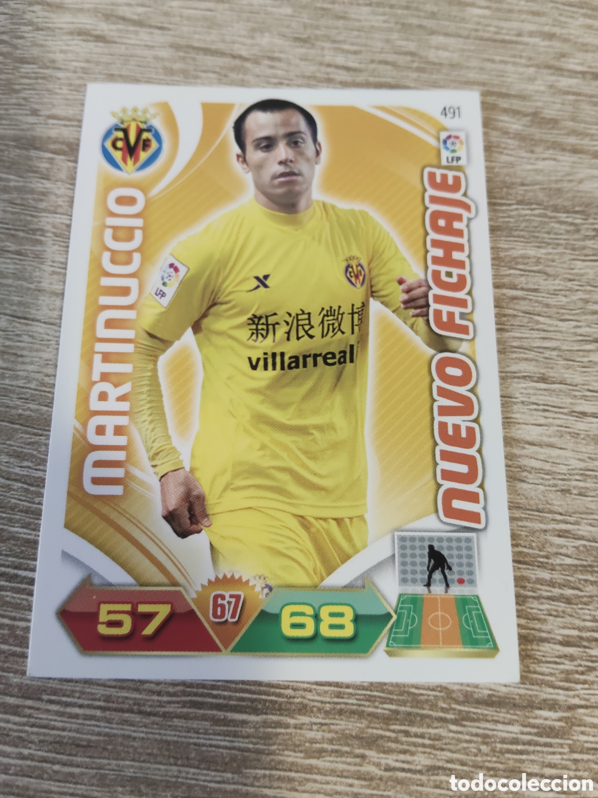 Cromos de f&uacute;tbol: Panini Adrenalyn 2011 2012 11 12 491 Martinuccio Villarreal