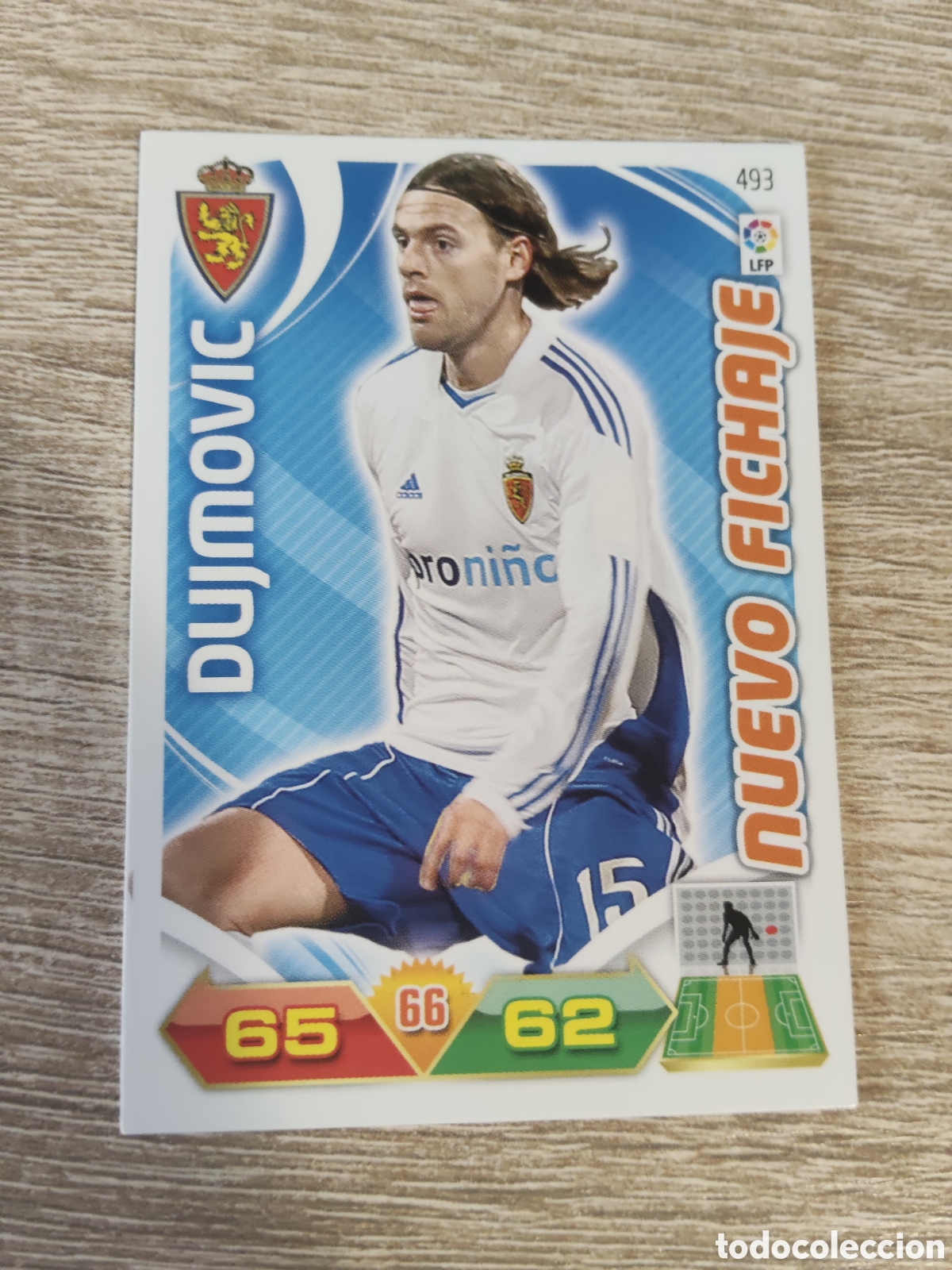 Fu&szlig;ball-Sticker: Panini Adrenalyn 2011 2012 11 12 493 Dujmovic fichaje Real Zaragoza