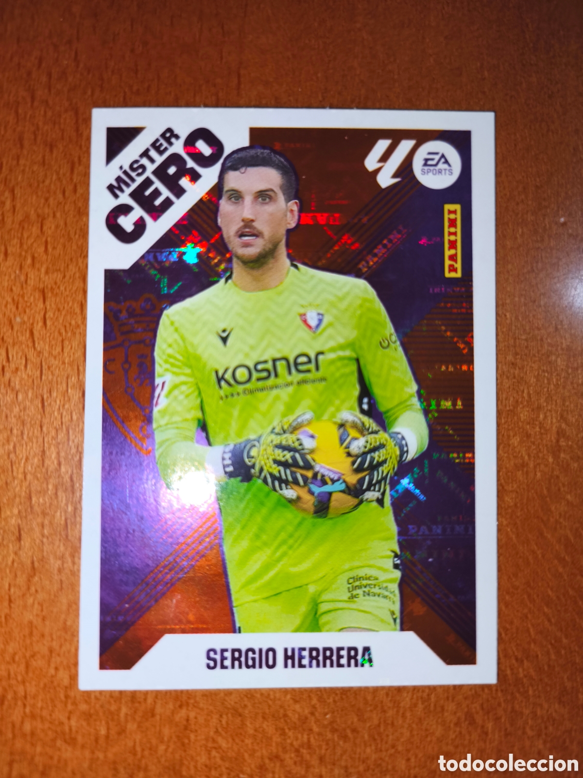 Fu&szlig;ball-Sticker: Sergio Herrera n&deg;11 M&Iacute;STER CERO liga este 25/26 Osasuna