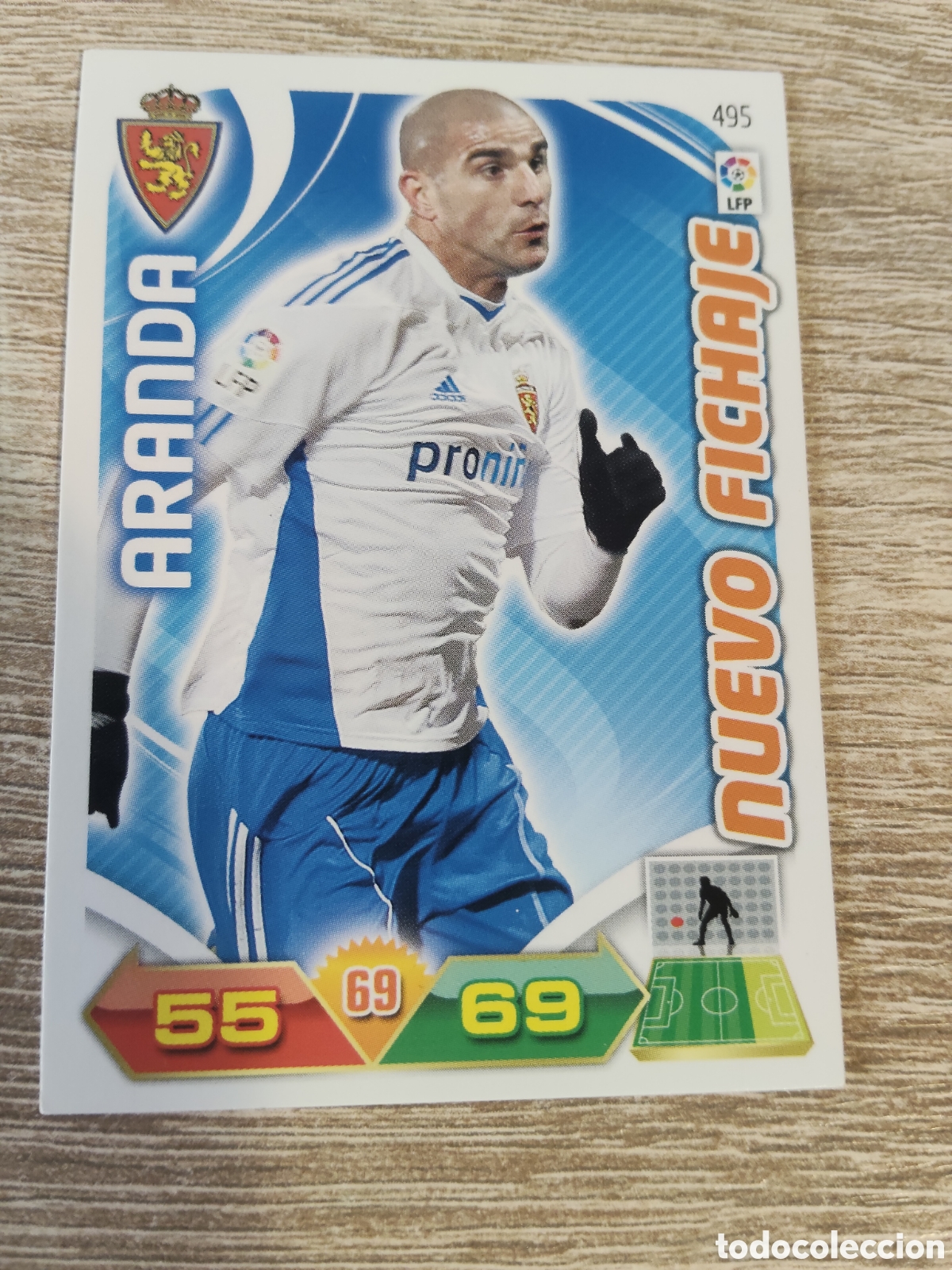 Cromos de f&uacute;tbol: Panini Adrenalyn 2011 2012 11 12 495 Aranda Real Zaragoza