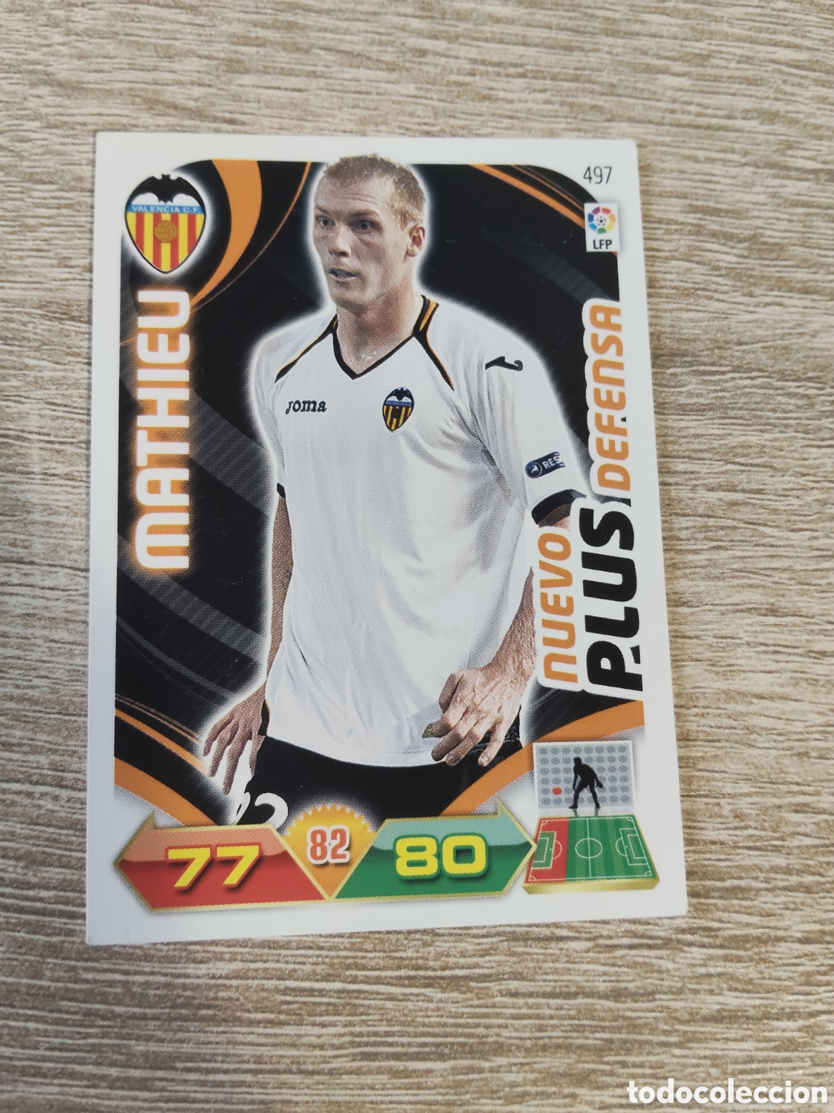 Cromos de f&uacute;tbol: Panini Adrenalyn 2011 2012 11 12 497 Mathieu Valencia