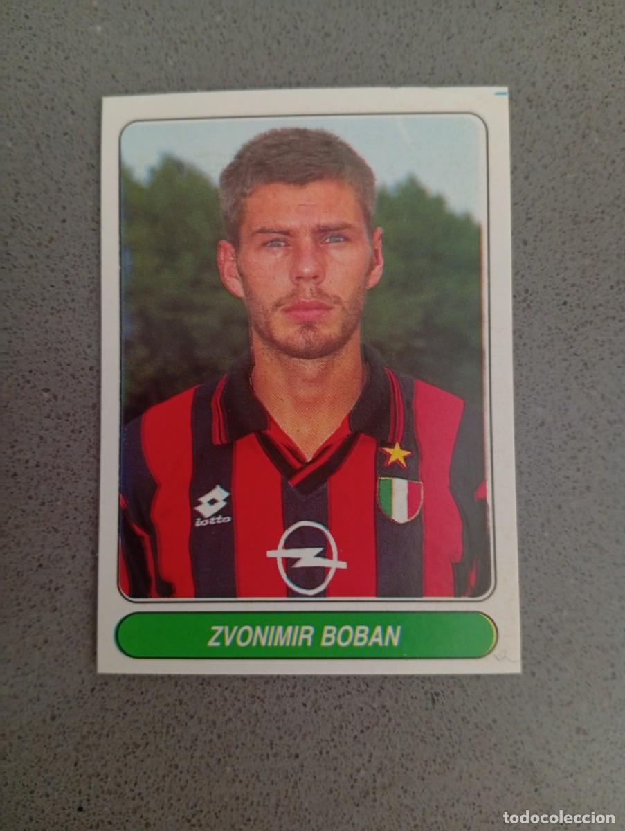 Cromos de f&uacute;tbol: ZVONIMIR BOBAN 54 MILAN EUROPEAN FOOTBALL STARS 1997 97 SIN PEGAR NUNCA PEGADO