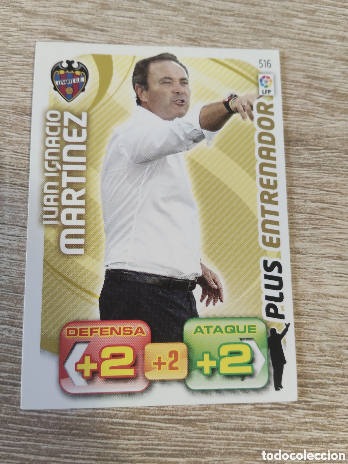Cromos de f&uacute;tbol: Panini Adrenalyn 2011 2012 11 12 516 Juan Ignacio Mart&iacute;nez Levante