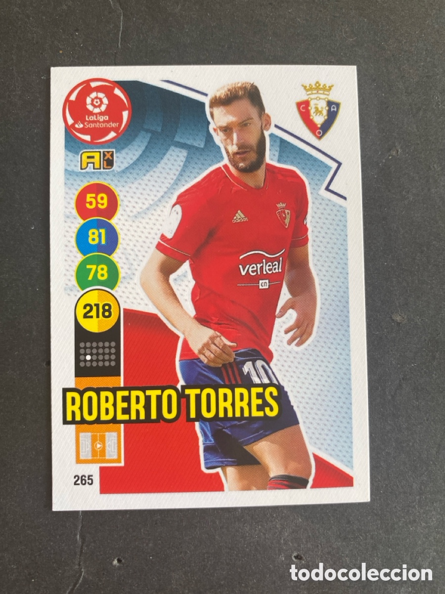 Cromos de f&uacute;tbol: Cromo Adrenalyn liga 20/21 Osasuna N* 265