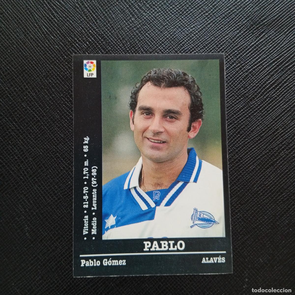Cromos de f&uacute;tbol: 96 PABLO ALAVES PANINI 00 01 CROMO FUTBOL LIGA 2000 2001 - SIN PEGAR - A31 PG190