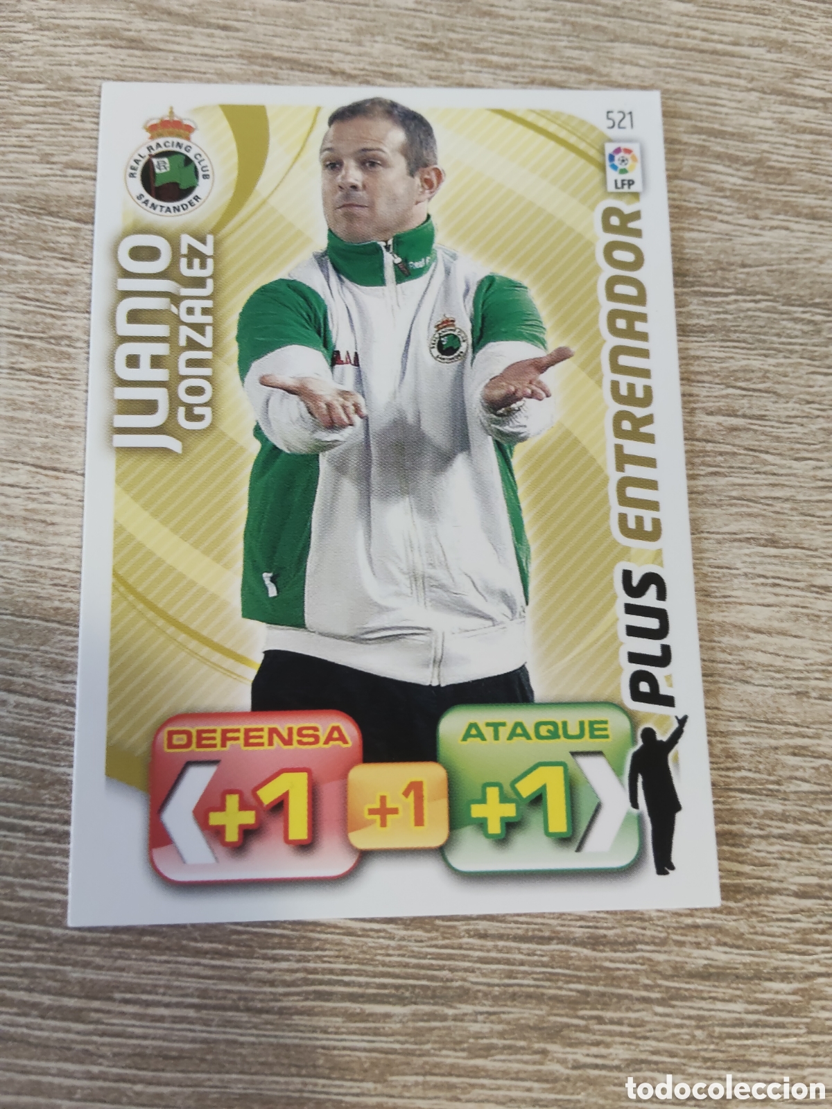 Cromos de f&uacute;tbol: Panini Adrenalyn 2011 2012 11 12 521 Juanjo Gonz&aacute;lez Racing de Santander