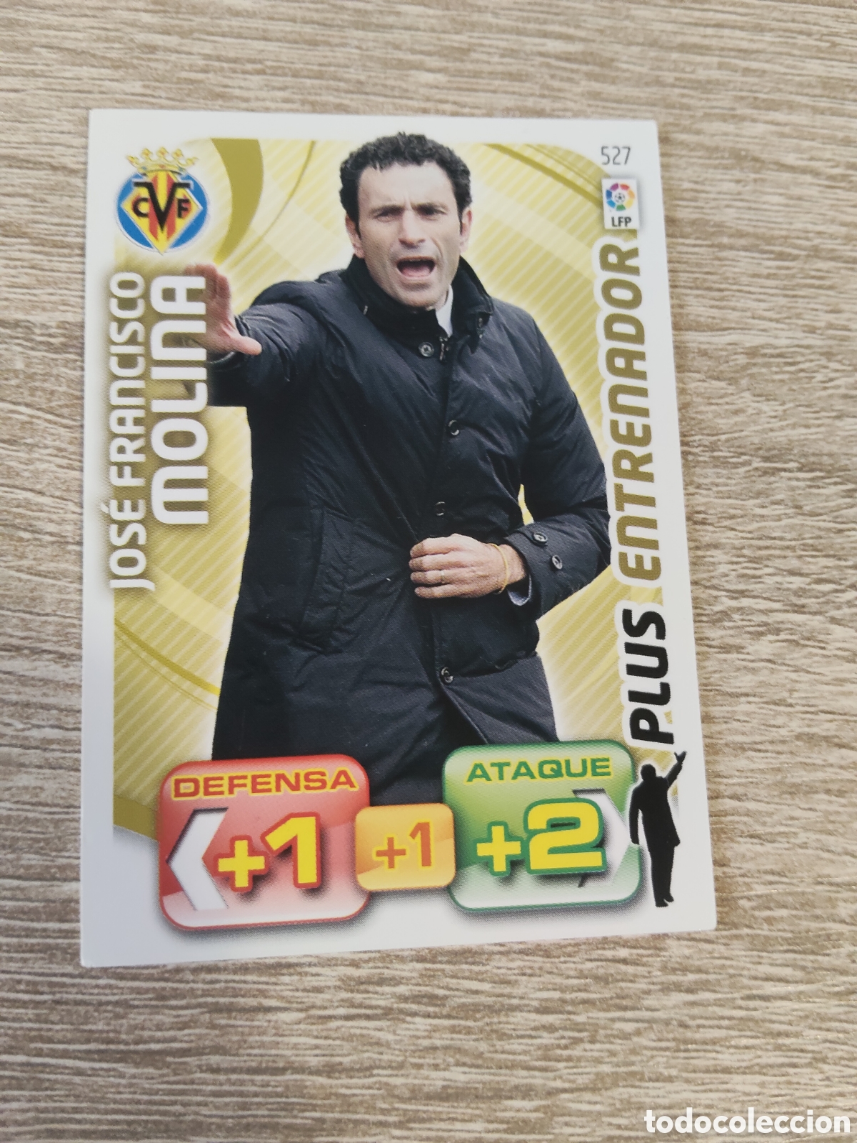 Cromos de f&uacute;tbol: Panini Adrenalyn 2011 2012 11 12 527 Jos&eacute; Francisco Molina Villarreal