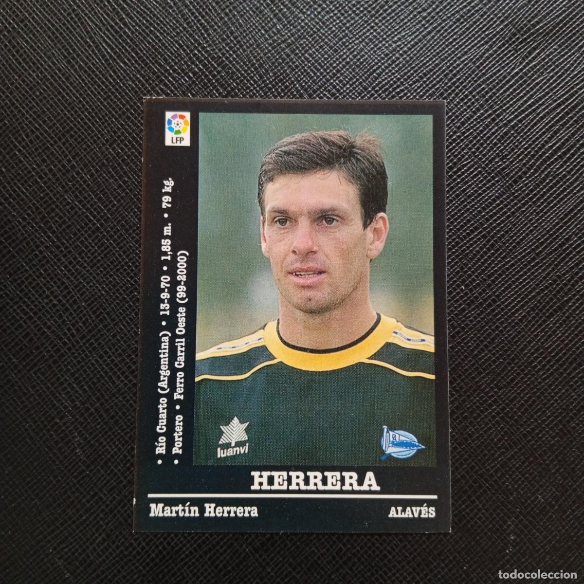 Cromos de f&uacute;tbol: 87 HERRERA ALAVES PANINI 00 01 CROMO FUTBOL LIGA 2000 2001 - SIN PEGAR - A31 PG208