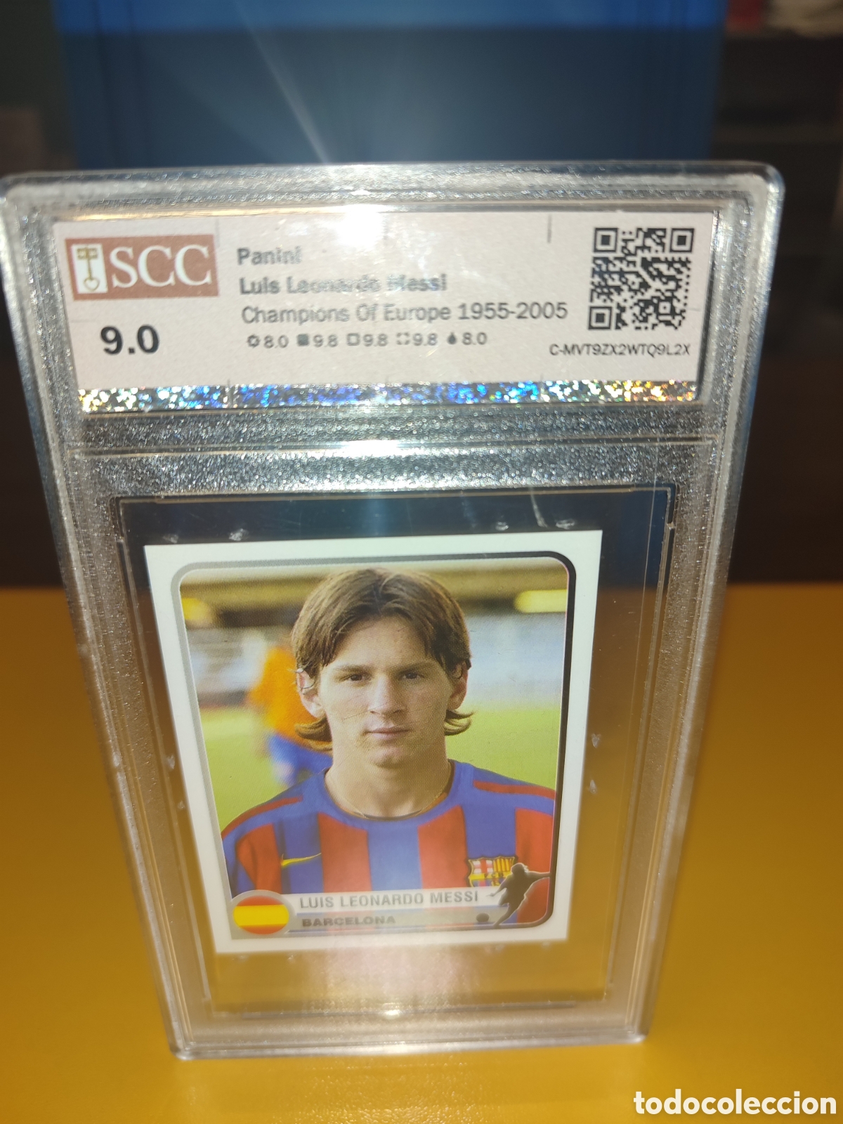 Fu&szlig;ball-Sticker: Messi Rookie Panini Champions 1955-2005