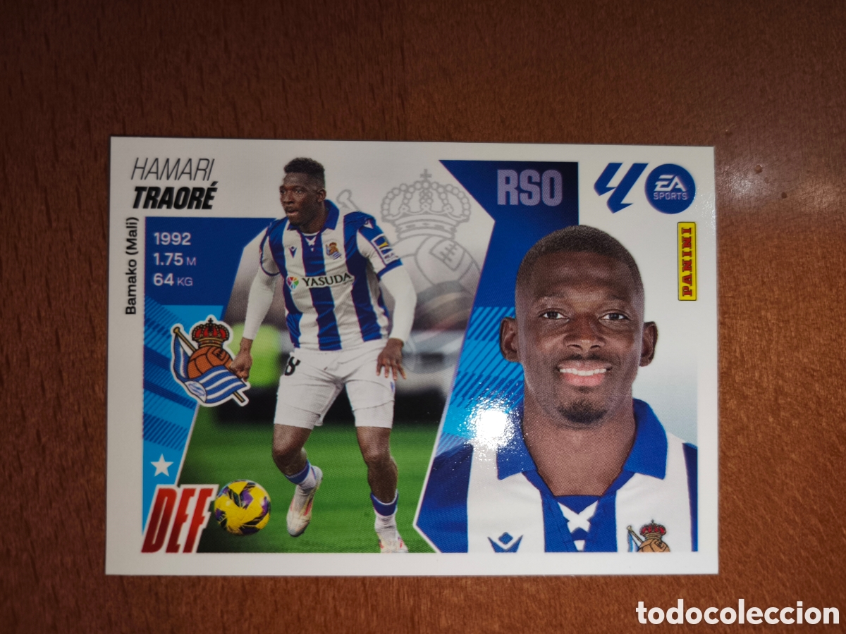 Cromos de Futebol: Traore n&deg;5B liga este 25/26 Real Sociedad