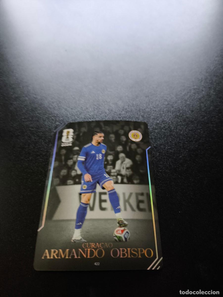 Cromos de f&uacute;tbol: 422 Armando Obispo CURACAO PANINI KAYOU FIFA WORLD CUP MUNDIAL 2026 N LIGA ESTE MGK