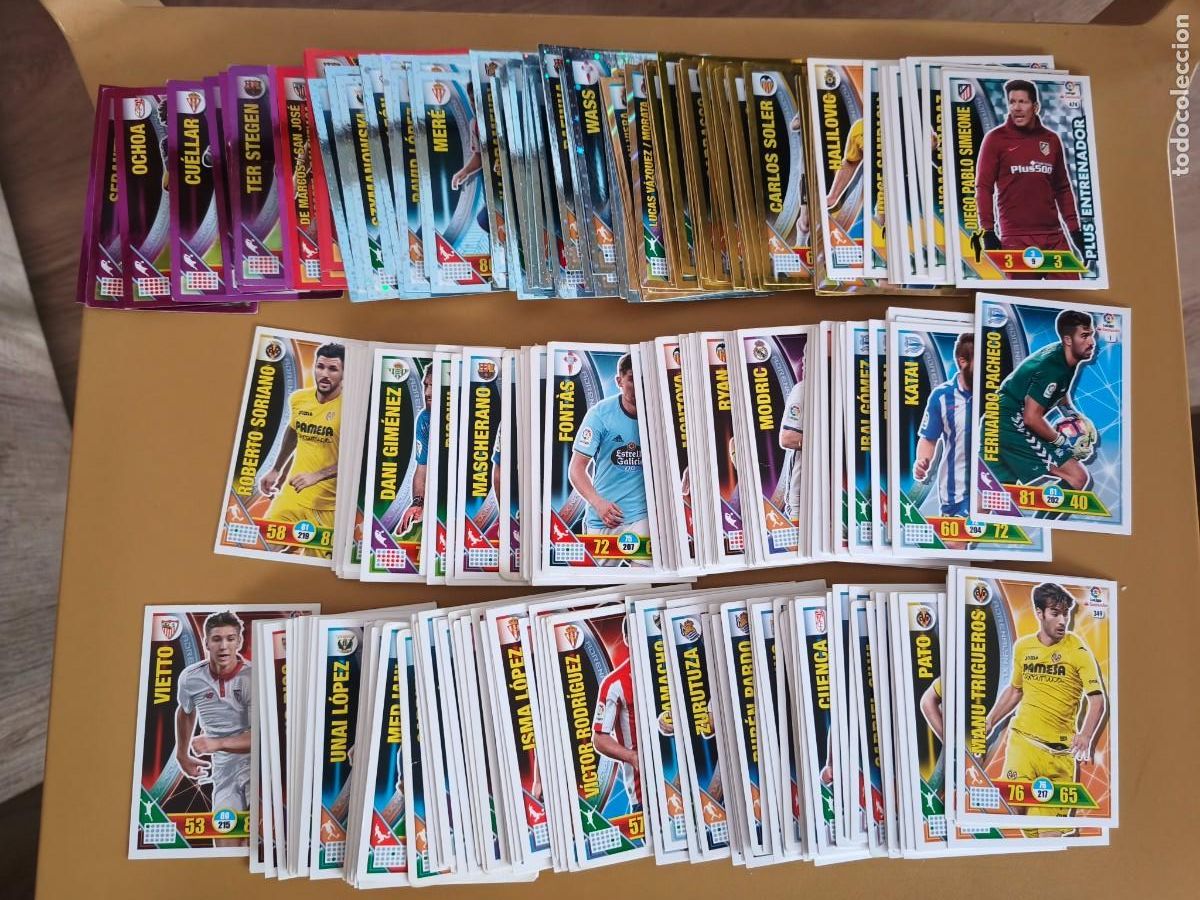 Cromos de f&uacute;tbol: adrenalyn 2016 17, contiene 141 cromos