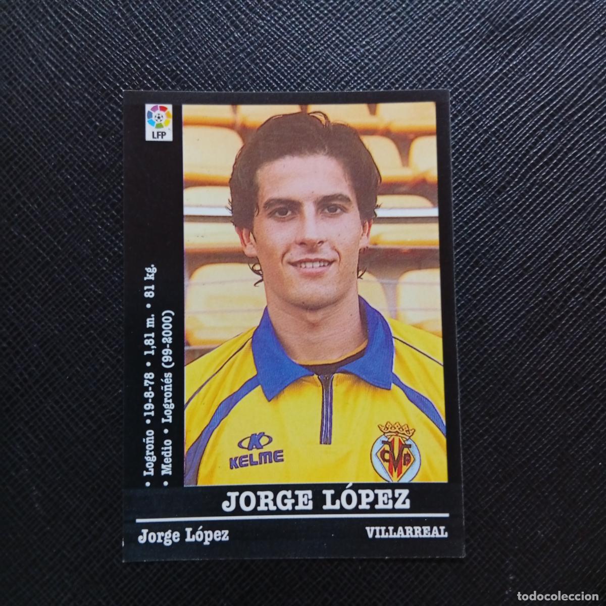 Cromos de f&uacute;tbol: 335 JORGE LOPEZ VILLARREAL PANINI 00 01 CROMO FUTBOL LIGA 2000 2001 - SIN PEGAR - A31 PG244