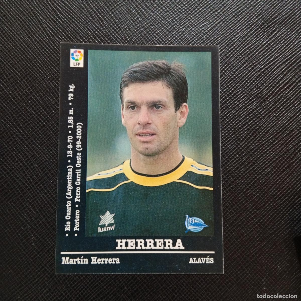 Cromos de f&uacute;tbol: 87 HERRERA ALAVES PANINI 00 01 CROMO FUTBOL LIGA 2000 2001 - SIN PEGAR - A31 PG244