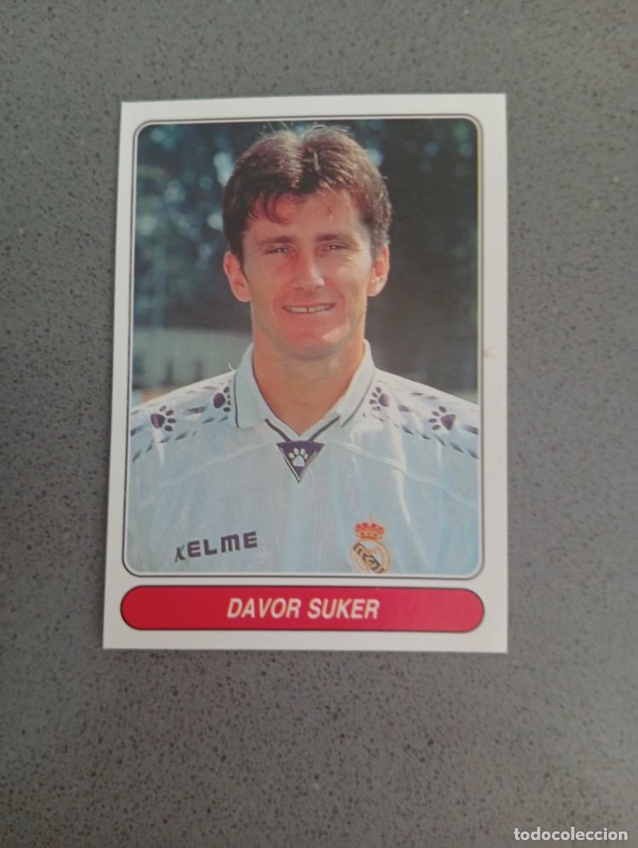 Cromos de f&uacute;tbol: DAVOR SUKER 117 REAL MADRID EUROPEAN FOOTBALL STARS 1997 97 SIN PEGAR NUNCA PEGADO