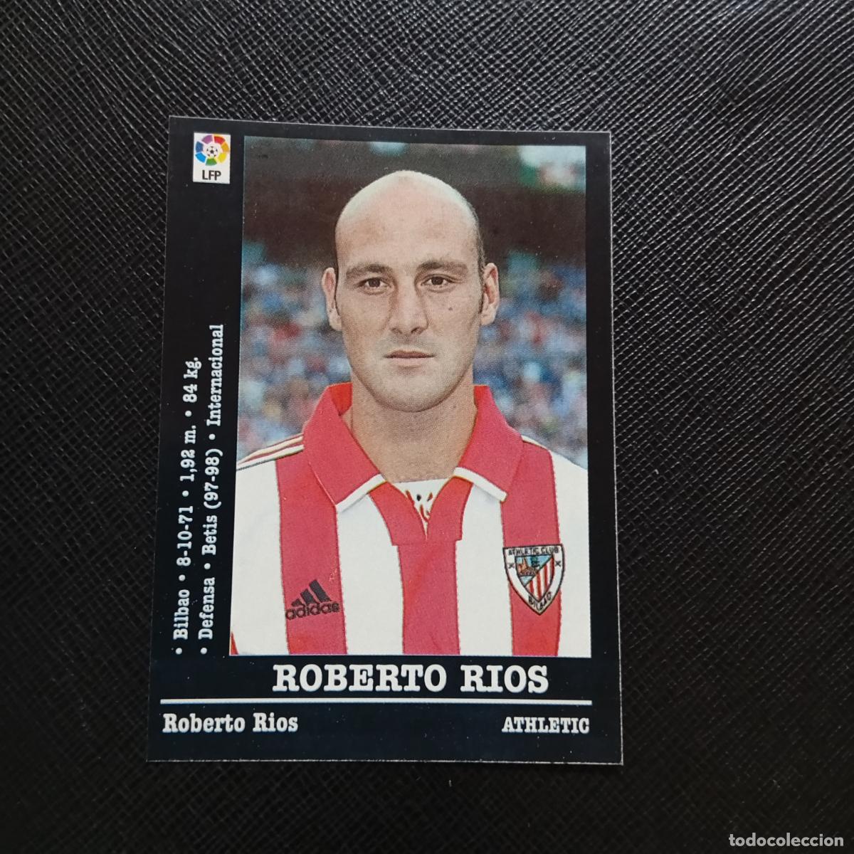 Cromos de f&uacute;tbol: 176 ROBERTO RIOS BILBAO PANINI 00 01 CROMO FUTBOL LIGA 2000 2001 - SIN PEGAR - A31 PG253