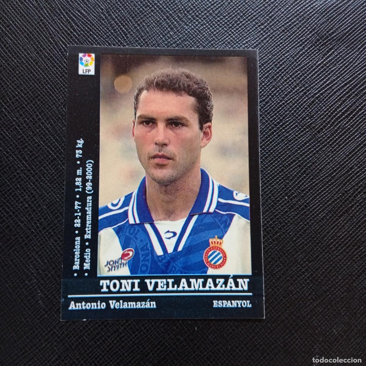 Cromos de f&uacute;tbol: 231 TONI VELAMAZAN ESPA&Ntilde;OL PANINI 00 01 CROMO FUTBOL LIGA 2000 2001 - SIN PEGAR - A31 PG253