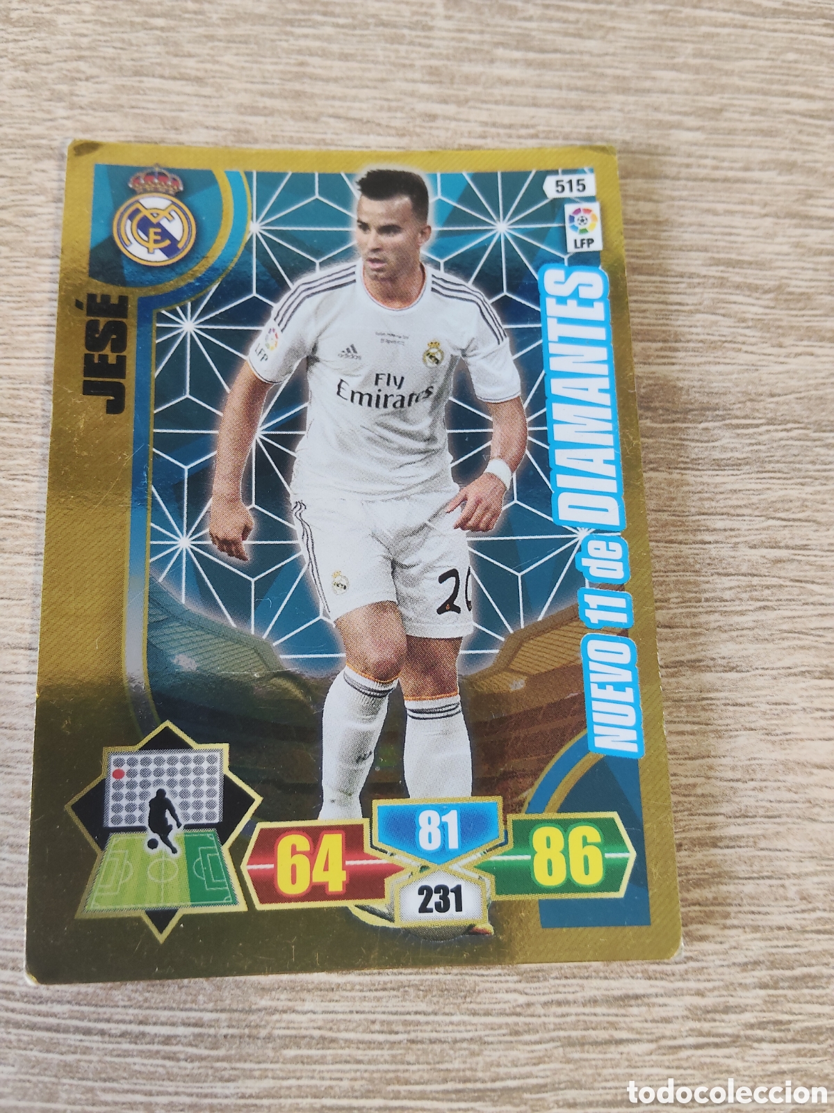 Figurine di Calcio: Panini Adrenalyn 2013 2014 13 14 515 Jes&eacute; nuevo 11 de diamantes