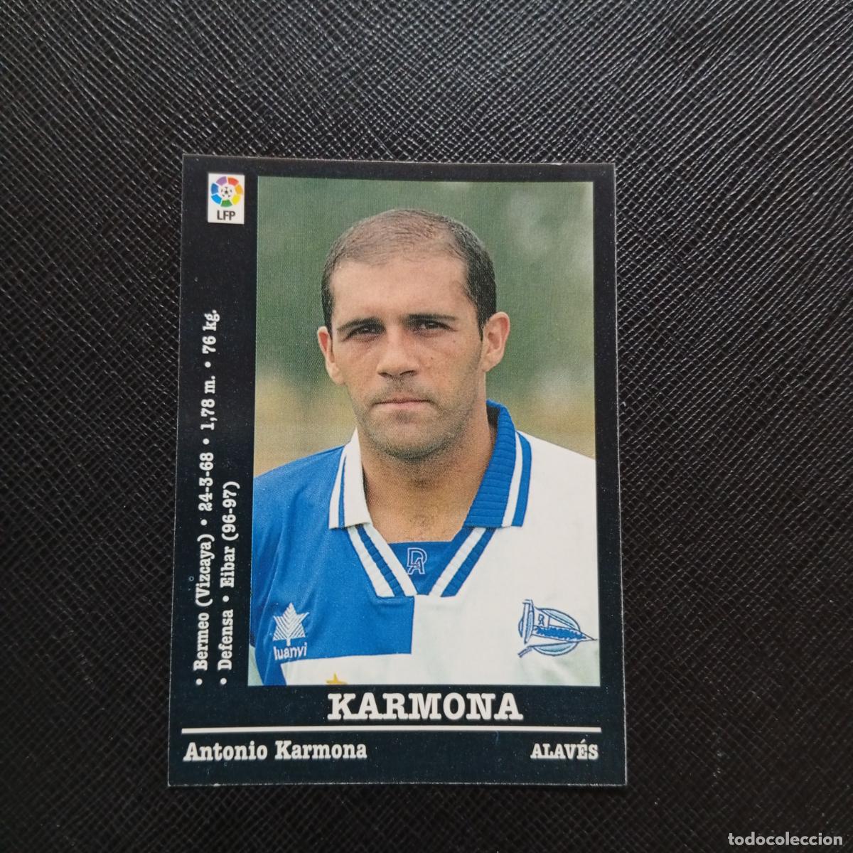 Figurine di Calcio: 89 KARMONA ALAVES PANINI 00 01 CROMO FUTBOL LIGA 2000 2001 - SIN PEGAR - A31 PG262