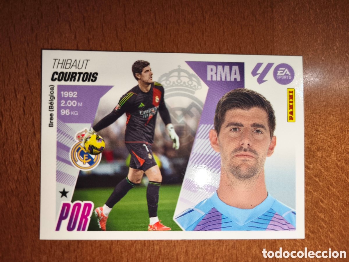 Figurine di Calcio: Courtois n&deg;3 liga este 25/26 Real Madrid