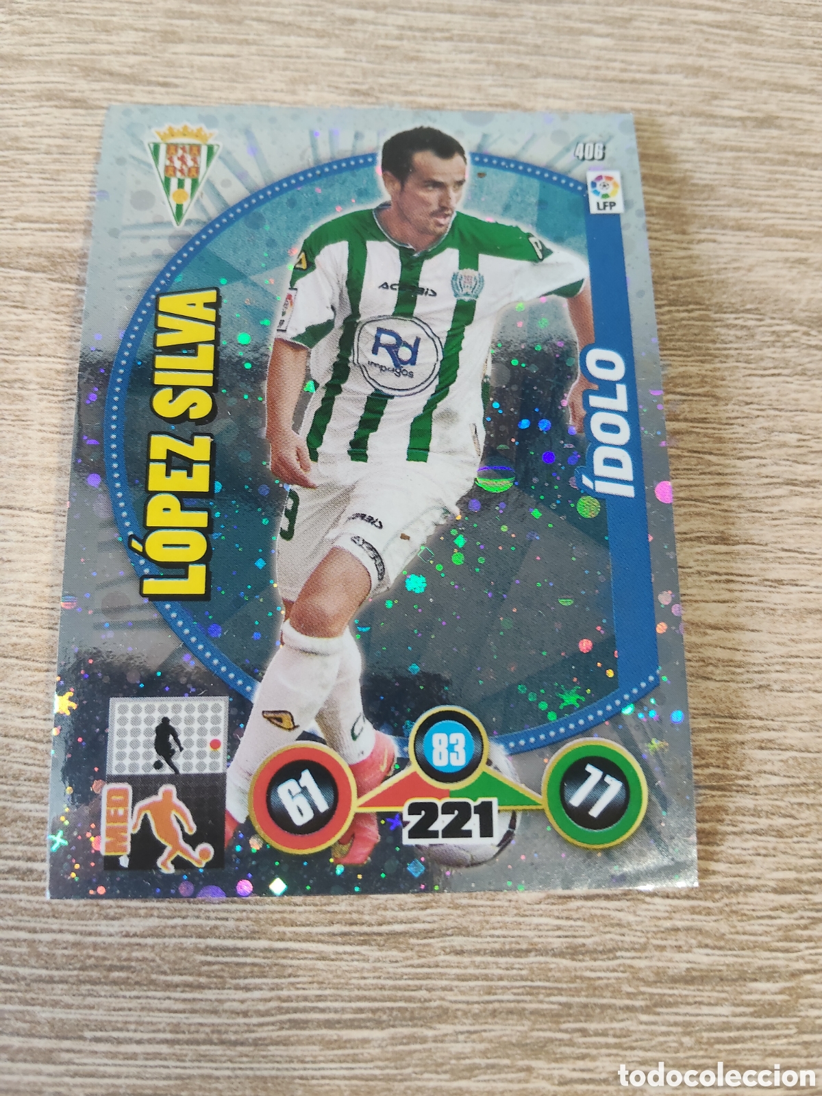 Fu&szlig;ball-Sticker: Panini Adrenalyn 2014 2015 14 15 406 L&oacute;pez Silva &iacute;dolo C&oacute;rdoba