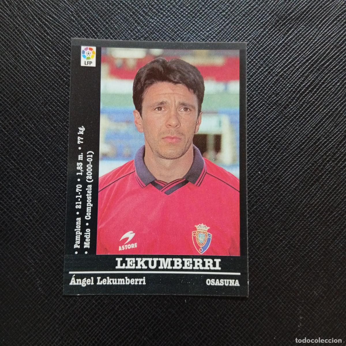 Fu&szlig;ball-Sticker: 315A 315 LEKUMBERRI OSASUNA PANINI 00 01 CROMO FUTBOL LIGA 2000 2001 - SIN PEGAR - A31 PG262
