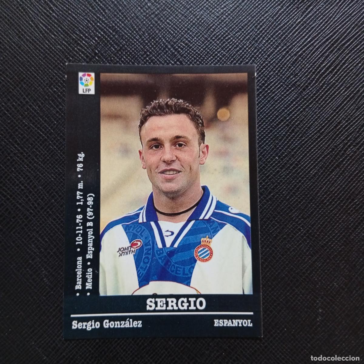 Cromos de f&uacute;tbol: 230 SEGIO ESPA&Ntilde;OL PANINI 00 01 CROMO FUTBOL LIGA 2000 2001 - SIN PEGAR - A31 PG271