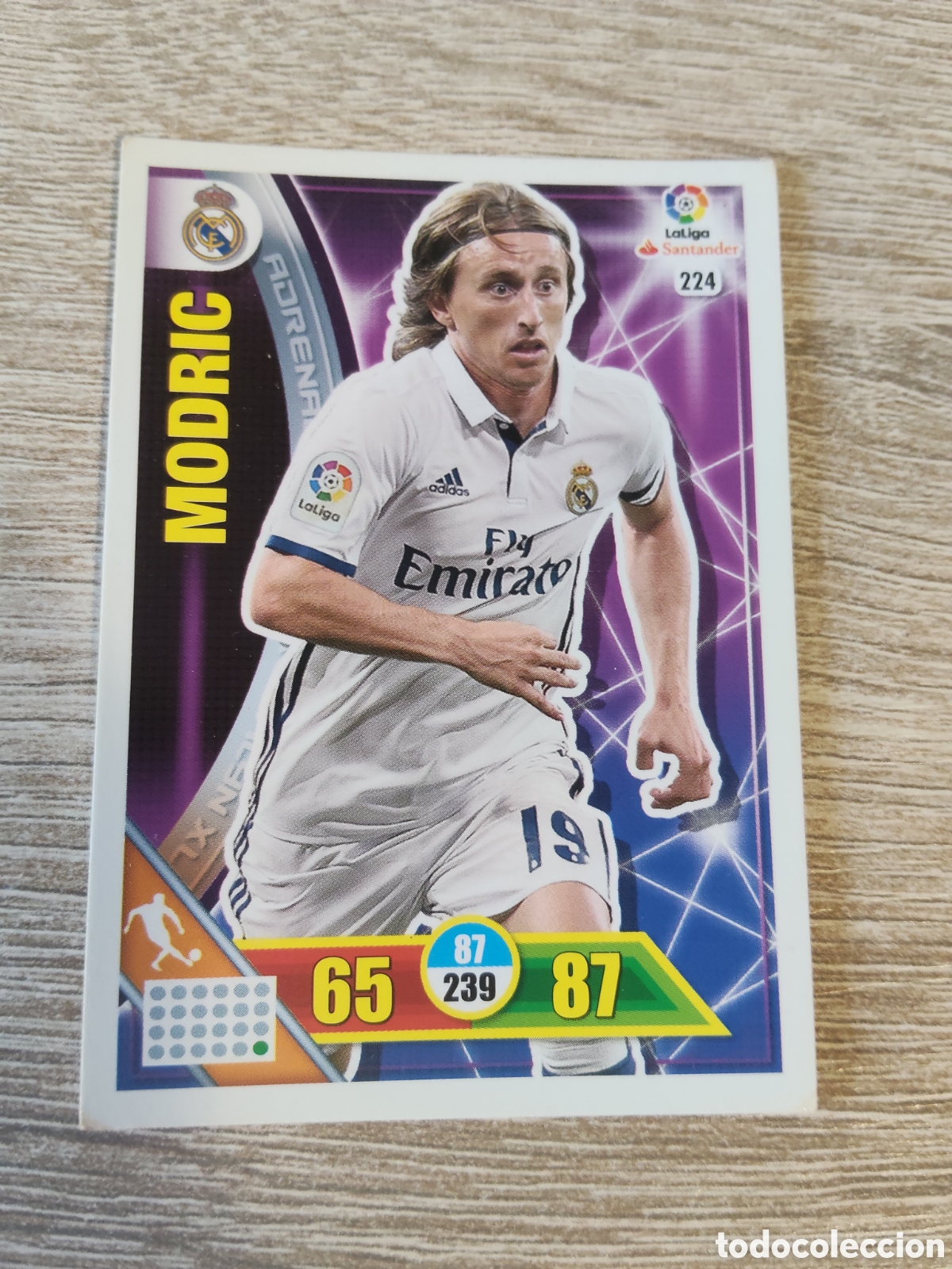 Cromos de f&uacute;tbol: Panini Adrenalyn 2016 2017 16 17 224 Modric Real Madrid