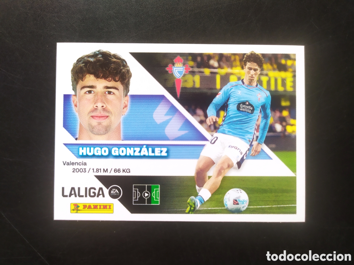 Cromos de f&uacute;tbol: Liga este 2026 2027 26 27 panini Hugo Gonz&aacute;lez coloca n&deg; 19 bis Celta Vigo