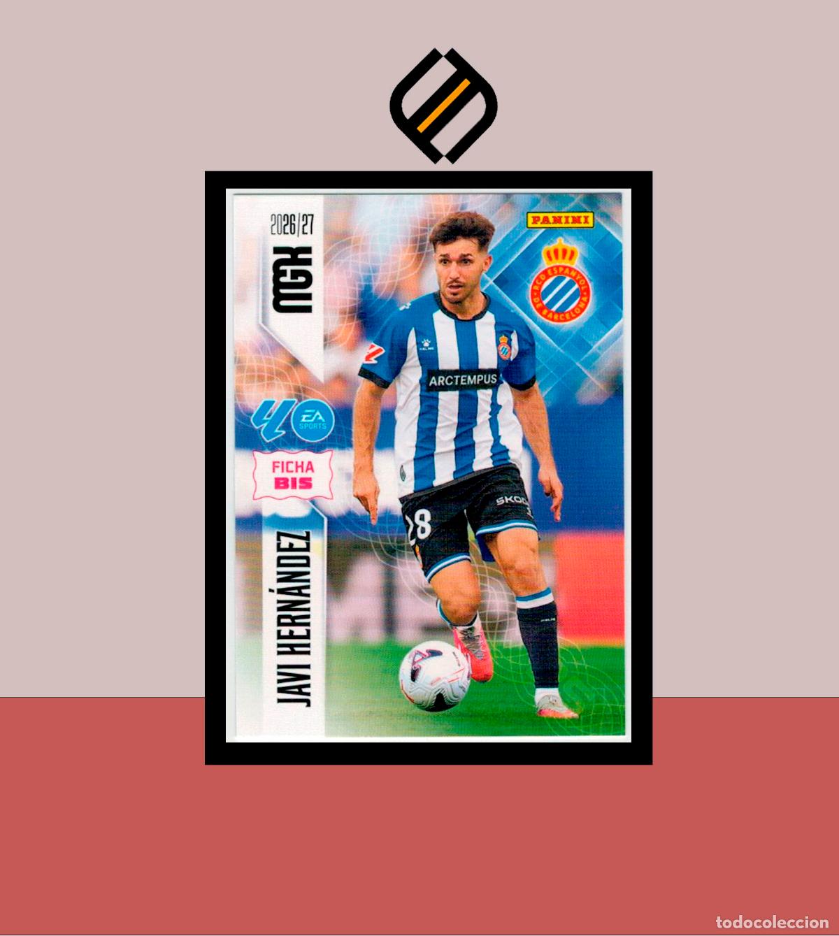 Cromos de f&uacute;tbol: MEGACRACKS 2026 2027 26 27 PANINI N&ordm; 175 BIS JAVI HERN&Aacute;NDEZ ESPANYOL ESPA&Ntilde;OL COLECCI&Oacute;N 2 EDICI&Oacute;N MGK
