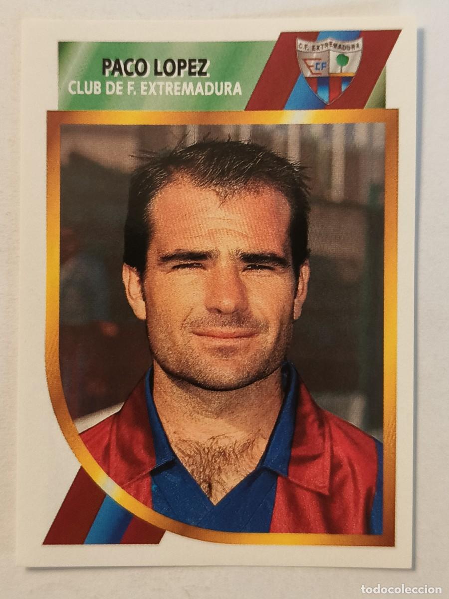 Cromos de f&uacute;tbol: #PACO LOPEZ (C.F. EXTREMADURA) FUTBOL 2 DIVISION 94/95 ESTE