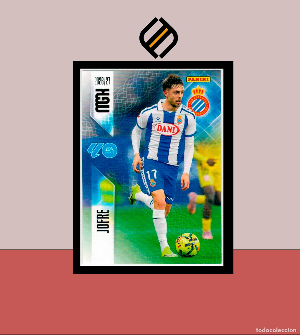 Cromos de f&uacute;tbol: MEGACRACKS 2026 2027 26 27 PANINI N&ordm; 175 JOFRE ESPANYOL ESPA&Ntilde;OL COLECCI&Oacute;N ALB&Uacute;M MGK