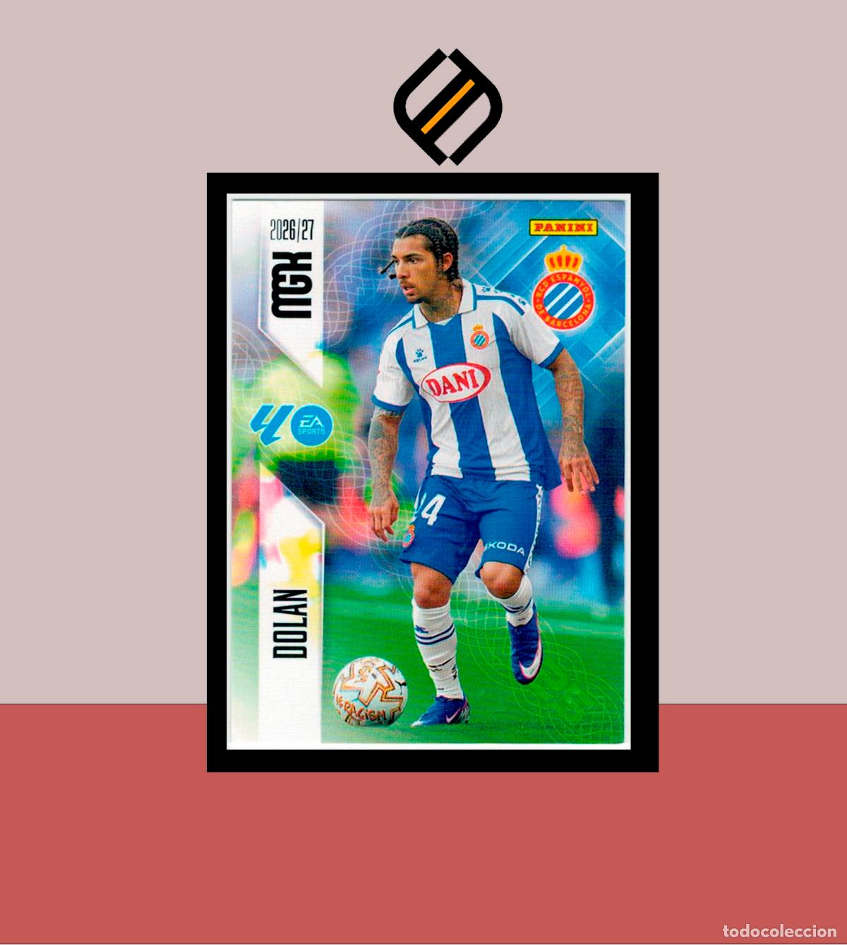 Cromos de f&uacute;tbol: MEGACRACKS 2026 2027 26 27 PANINI N&ordm; 176 DOLAN ESPANYOL ESPA&Ntilde;OL COLECCI&Oacute;N ALB&Uacute;M MGK