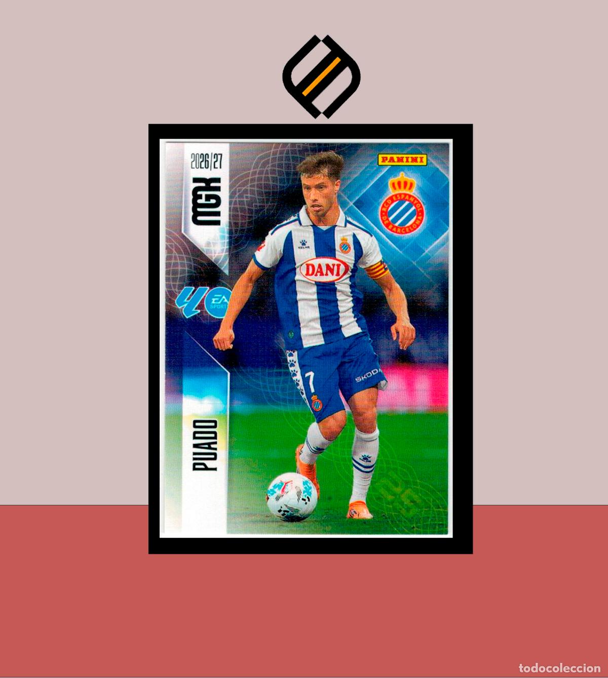 Cromos de f&uacute;tbol: MEGACRACKS 2026 2027 26 27 PANINI N&ordm; 177 PUADO ESPANYOL ESPA&Ntilde;OL COLECCI&Oacute;N ALB&Uacute;M MGK