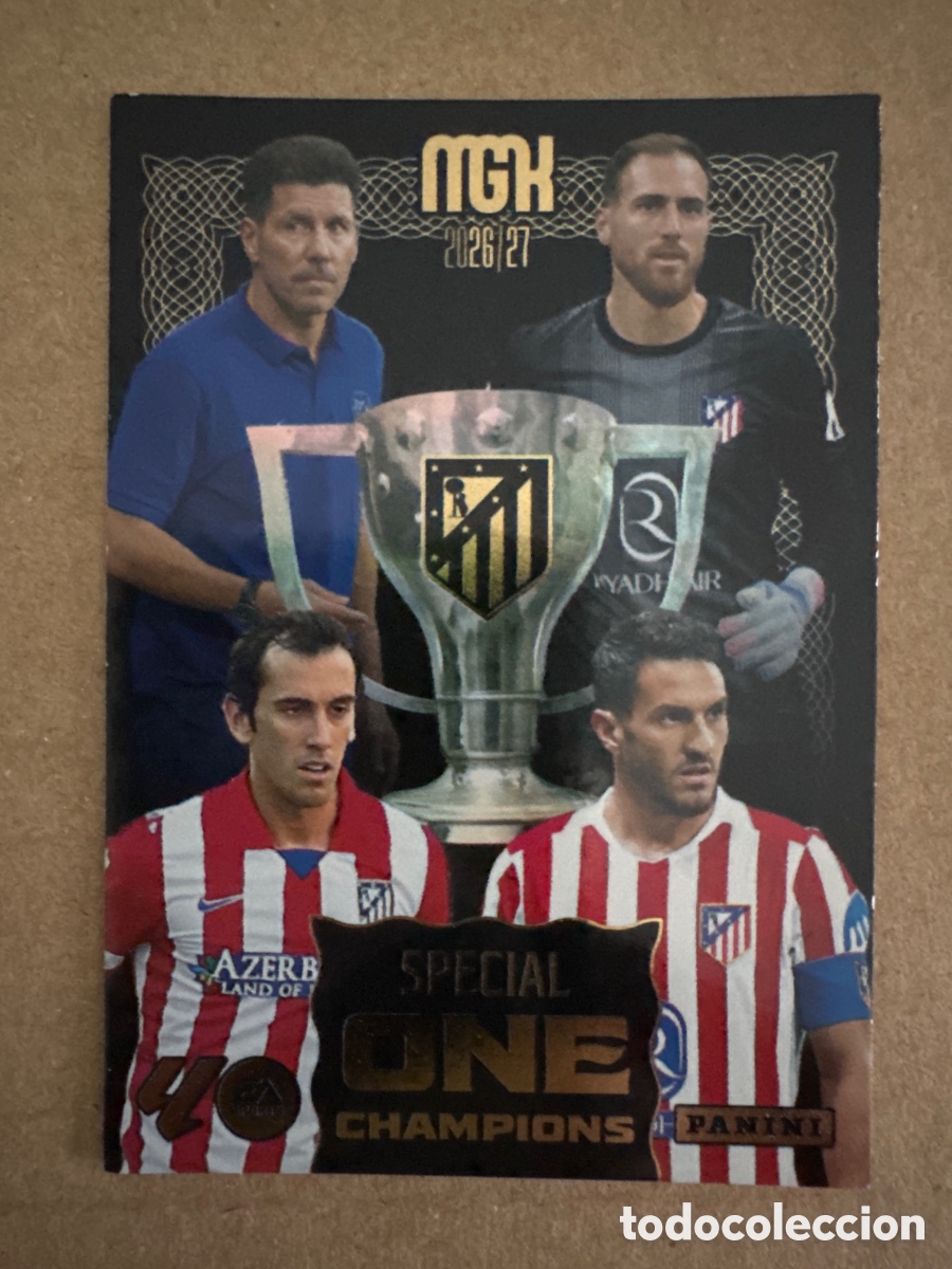 Figurine di Calcio: # Atl&eacute;tico de Madrid Special One Champions Megacracks 26 27 2026 2027 Ven&iacute;a en la lata